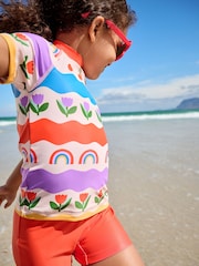 Multi Rainbow Sunsafe Rash Vest Set (3mths-7yrs) - Image 3 of 8