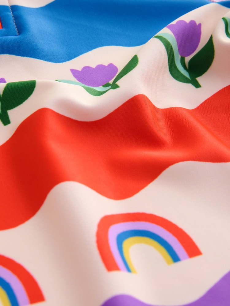 Multi Rainbow Sunsafe Rash Vest Set (3mths-7yrs) - Image 8 of 8