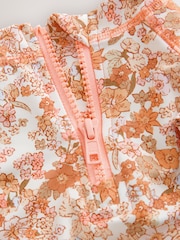 Ochre Yellow Ditsy Sunsafe Rash Vest Set (3mths-7yrs) - Image 8 of 8