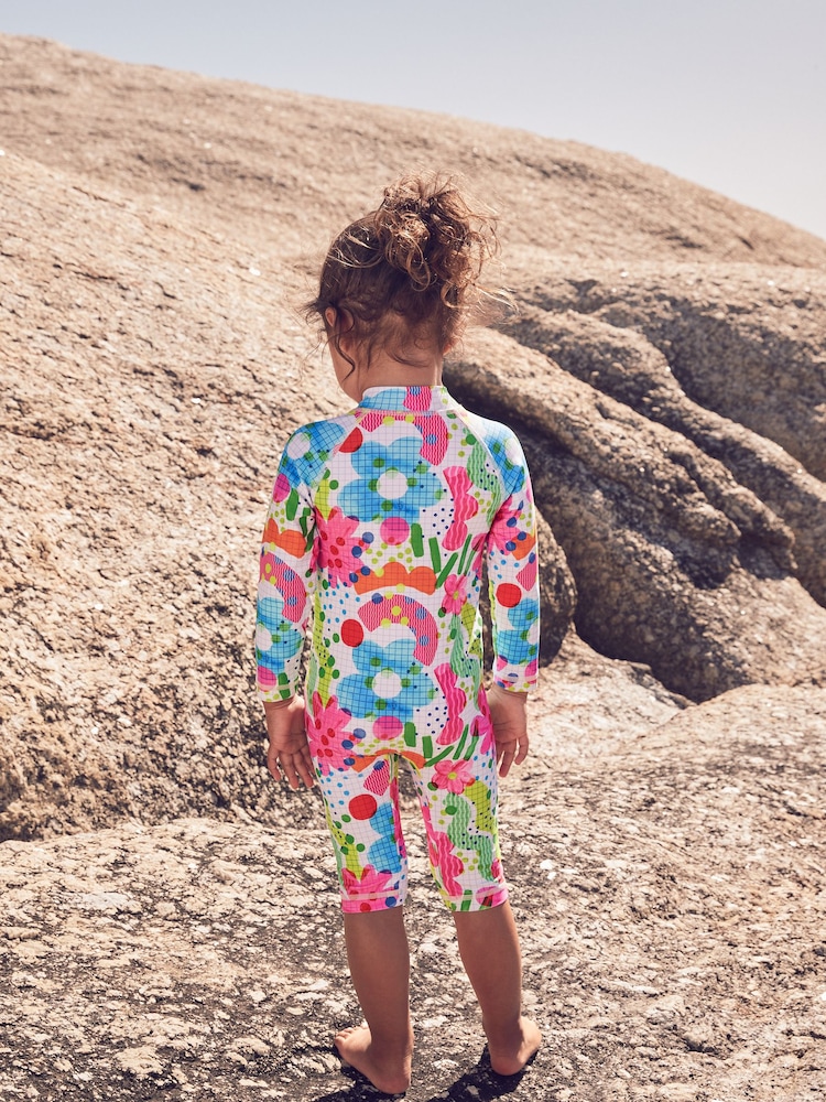Doodle arc-en-ciel - Maillot de bain longue jambe Sunsafe (3mths-8yrs) - Image 2 de 7