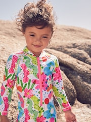 Doodle arc-en-ciel - Maillot de bain longue jambe Sunsafe (3mths-8yrs) - Image 3 de 7