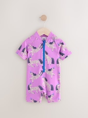 Purple Unicorn Sunsafe Swimsuit (3mths-10yrs) - Image 5 of 8