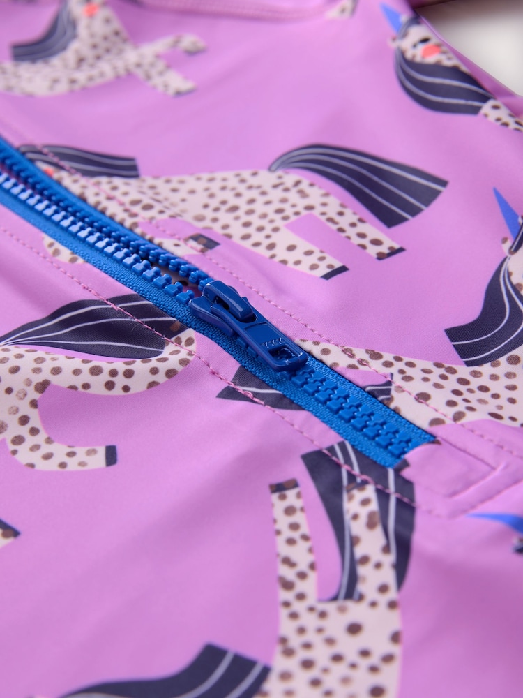 Violet motif licorne - Maillot de bain Sunsafe (3mths-10yrs) - Image 7 of 8