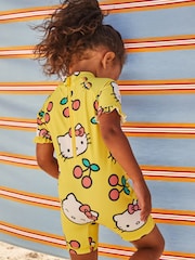 Yellow Hello Kitty License Sunsafe Swimsuit (3mths-7yrs) - Image 3 of 9