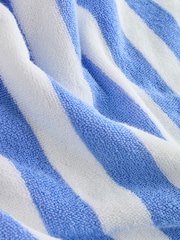 Blue/Pink Reversible Towelling 100% Cotton Poncho (9mths-10yrs) - Image 9 of 9