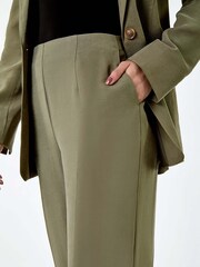 Dusk Green Elasticated Back Tailored Trousers - Image 5 of 5