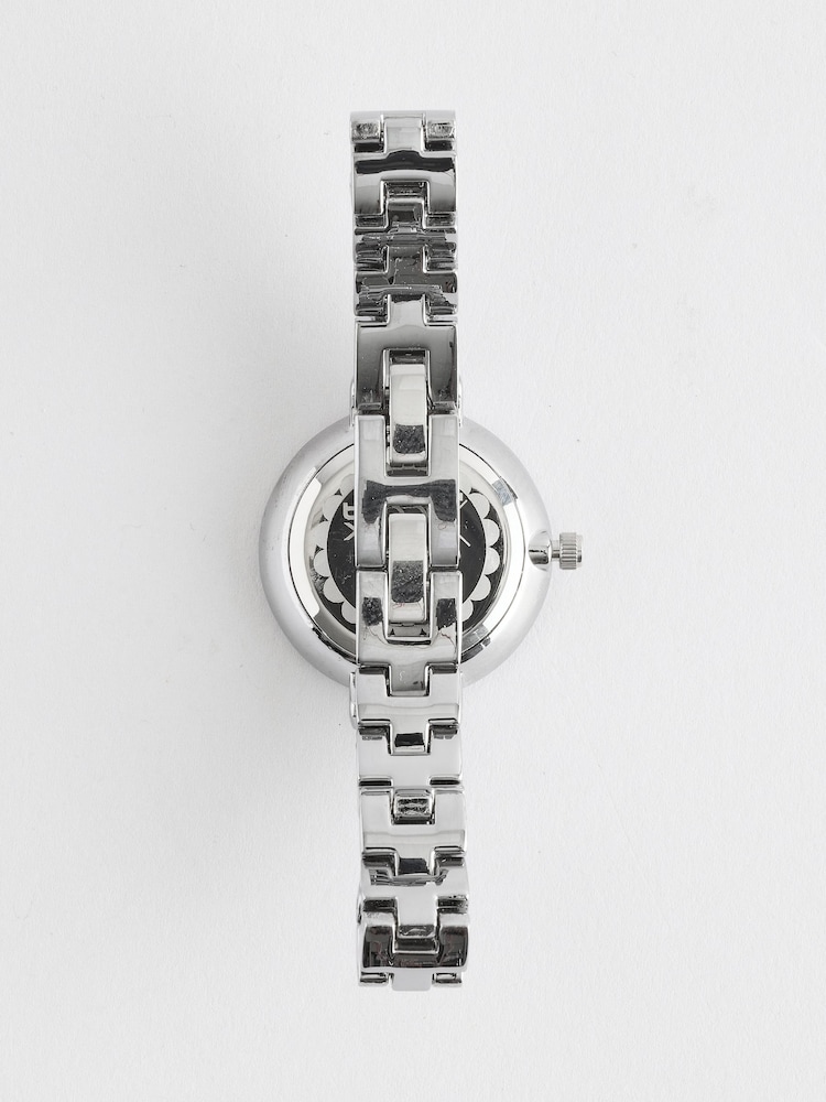 Silver Sparkle Bracelet Watch Set - Image 2 of 5
