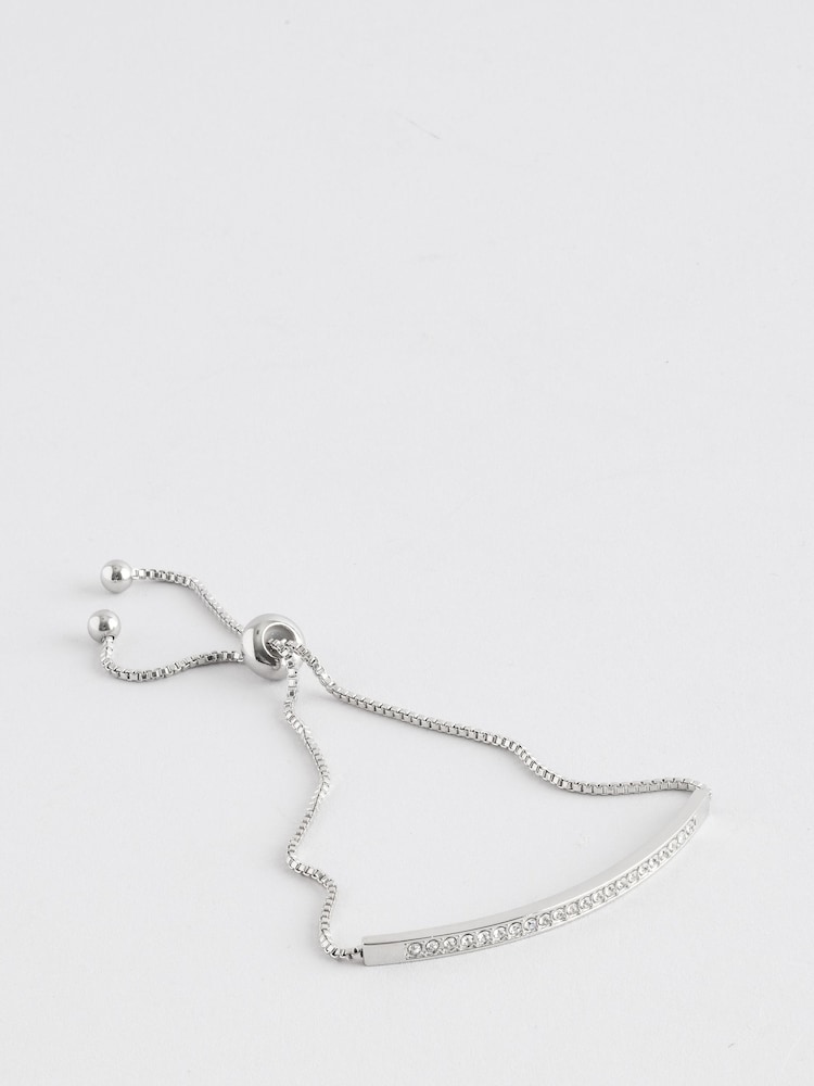 Silver Sparkle Bracelet Watch Set - Image 5 of 5