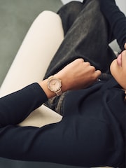 Mink/Pink Sparkle PU Watch - Image 2 of 5