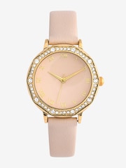 Mink/Pink Sparkle PU Watch - Image 3 of 5