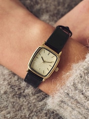 Black Croc Effect Watch - Image 2 of 5