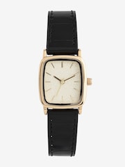 Black Croc Effect Watch - Image 3 of 5