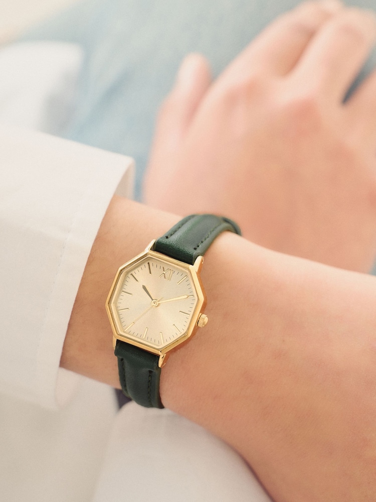 Green Octagon Dial Watch - Image 1 of 4