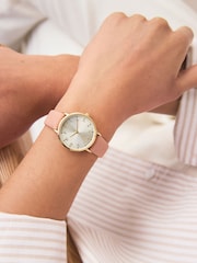Pink Simple Strap Watch - Image 1 of 4