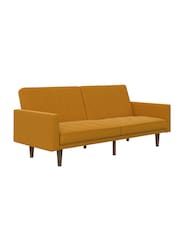 Dorel Home Mustard Paxson Linen Sofa Bed - Image 4 of 5