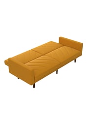 Dorel Home Mustard Paxson Linen Sofa Bed - Image 5 of 5
