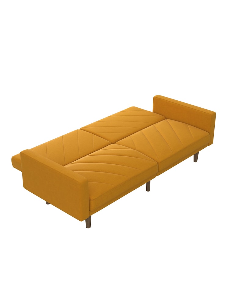 Dorel Home Mustard Paxson Linen Sofa Bed - Image 5 of 5