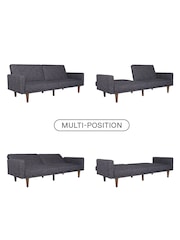 Dorel Home Light Grey Paxson Linen Sofa Bed - Image 5 of 5