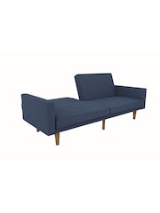 Dorel Home Navy Blue Paxson Linen Sofa Bed - Image 5 of 6