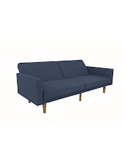 Dorel Home Navy Blue Paxson Linen Sofa Bed - Image 6 of 6