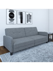 Dorel Home Grey Boston Linen Sofa Bed - Image 1 of 4
