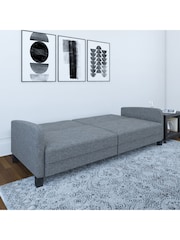 Dorel Home Grey Boston Linen Sofa Bed - Image 2 of 4