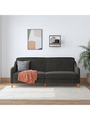 Dorel Home Grey Jasper Linen Sprung Sofa Bed - Image 3 of 6