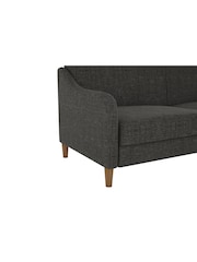 Dorel Home Grey Jasper Linen Sprung Sofa Bed - Image 4 of 6
