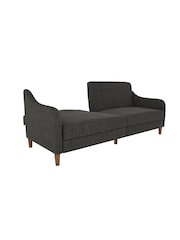 Dorel Home Grey Jasper Linen Sprung Sofa Bed - Image 6 of 6