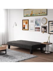 Dorel Home Black Kebo Velvet Futon - Image 3 of 5