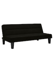 Dorel Home Black Kebo Velvet Futon - Image 5 of 5