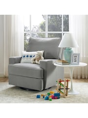 Dorel Home Grey Rylan Swivel & Gliding Recliner Chair - Image 2 of 6