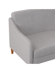 Dorel Home Light Grey Jasper Linen Sprung Sofa Bed - Image 6 of 6