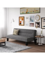 Dorel Home Grey Kebo Velvet Futon - Image 1 of 6