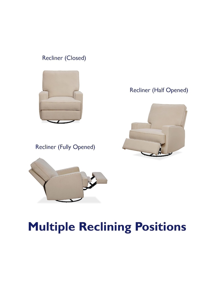 Dorel Home Beige Rylan Swivel & Gliding Recliner Chair - Image 4 of 4