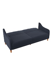 Dorel Home Navy Jasper Linen Sprung Sofa Bed - Image 5 of 5