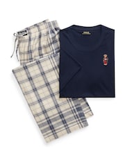 Polo Ralph Lauren 100% Cotton Checked Pyjamas Set - Image 1 of 5
