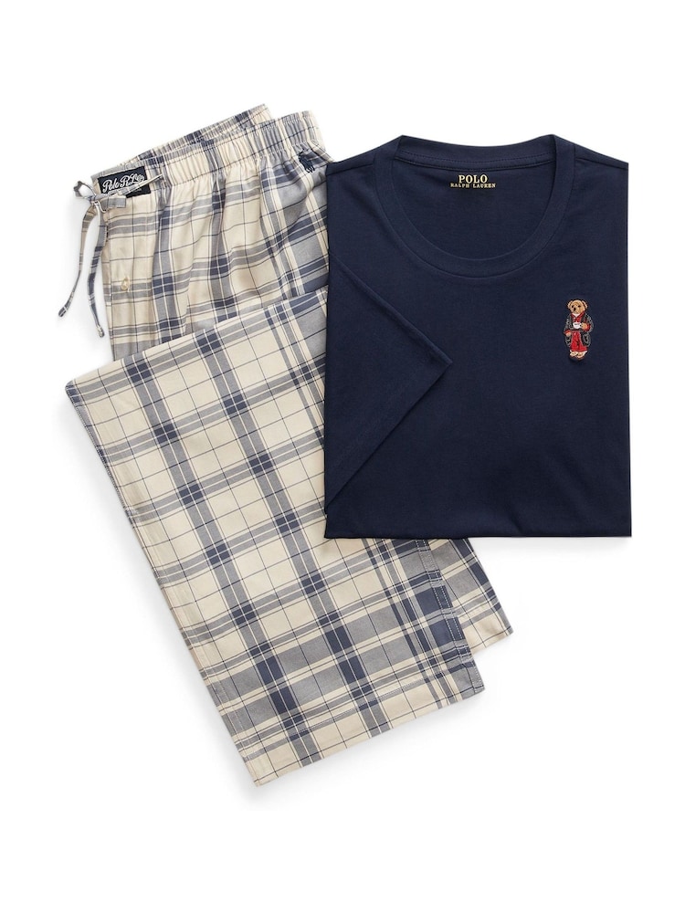 Polo Ralph Lauren 100% Cotton Checked Pyjamas Set - Image 1 of 5