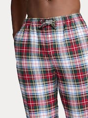 Белый - Polo Ralph Lauren 100пижама из % хлопка и фланели - Image 4 of 5