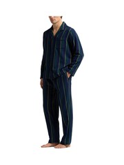 Polo Ralph Lauren Plaid Printed 100% Cotton Flannel Shirt Pyjama Set - Image 2 of 8