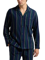 Polo Ralph Lauren Plaid Printed 100% Cotton Flannel Shirt Pyjama Set - Image 3 of 8