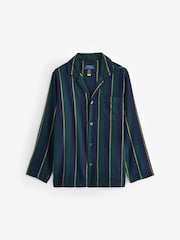 Polo Ralph Lauren Plaid Printed 100% Cotton Flannel Shirt Pyjama Set - Image 7 of 8