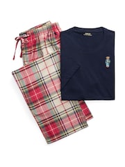 Polo Ralph Lauren 100% Cotton Checked Pyjamas Set - Image 1 of 6