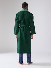 Polo Ralph Lauren Green Contrast Detail Terry Robe - Image 2 of 4