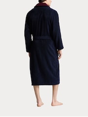 Contrast Terry Dressing Gown - Image 2 of 3