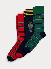 Polo Ralph Lauren Cotton Gift Box 3-Pack Socks - Image 1 of 2