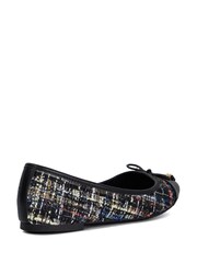 Dune London Black Hallo Charm Trim Ballet Flats - Image 3 of 6