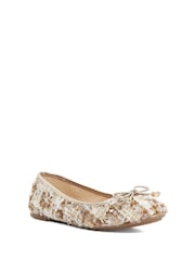 Cream - Balerinke Dune London Hallo Charm Trim - Slika 5 iz 8