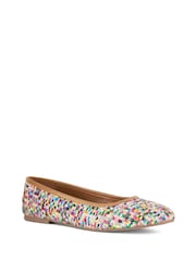 Dune London Black Highlite Sequin Ballerina Flats - Image 2 of 5