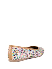 Dune London Black Highlite Sequin Ballerina Flats - Image 3 of 5